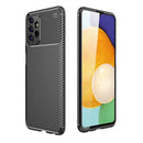 For Samsung Galaxy A13 4G Carbon Fiber Texture Shockproof TPU Phone Case(Black)