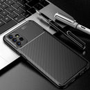 For Samsung Galaxy A13 4G Carbon Fiber Texture Shockproof TPU Phone Case(Black)