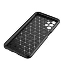 For Samsung Galaxy A13 4G Carbon Fiber Texture Shockproof TPU Phone Case(Blue)