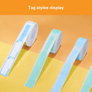 25 x 78mm 90 Sheets Thermal Label Data Cable Sort Stickers For NiiMbot D101 / D11(Yellow)