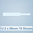 12.5 x 99mm 70 Sheets Thermal Label Data Cable Sort Stickers For NiiMbot D101 / D11(Cyan Cloud)