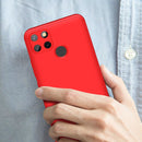 For OPPO Realme C21Y GKK Three Stage Splicing Full Coverage PC Phone Case(Red)