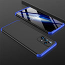 For Samsung Galaxy A33 5G GKK Three Stage Splicing Full Coverage PC Phone Case(Black Blue)