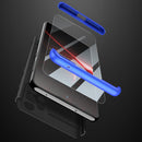 For Samsung Galaxy A33 5G GKK Three Stage Splicing Full Coverage PC Phone Case(Black Blue)
