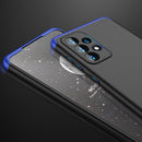 For Samsung Galaxy A33 5G GKK Three Stage Splicing Full Coverage PC Phone Case(Black Blue)