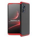 For Samsung Galaxy A33 5G GKK Three Stage Splicing Full Coverage PC Phone Case(Black Red)