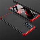 For Samsung Galaxy A33 5G GKK Three Stage Splicing Full Coverage PC Phone Case(Black Red)