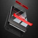 For Samsung Galaxy A33 5G GKK Three Stage Splicing Full Coverage PC Phone Case(Black Red)