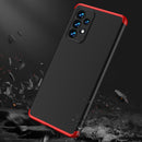 For Samsung Galaxy A33 5G GKK Three Stage Splicing Full Coverage PC Phone Case(Black Red)