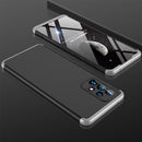 For Samsung Galaxy A33 5G GKK Three Stage Splicing Full Coverage PC Phone Case(Black Silver)