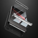 For Samsung Galaxy A33 5G GKK Three Stage Splicing Full Coverage PC Phone Case(Black Silver)