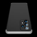 For Samsung Galaxy A33 5G GKK Three Stage Splicing Full Coverage PC Phone Case(Black Silver)