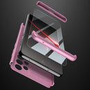 For Samsung Galaxy A33 5G GKK Three Stage Splicing Full Coverage PC Phone Case(Rose Gold)