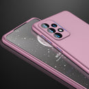 For Samsung Galaxy A33 5G GKK Three Stage Splicing Full Coverage PC Phone Case(Rose Gold)
