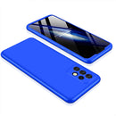 For Samsung Galaxy A52 5G / 4G GKK Three Stage Splicing Full Coverage PC Phone Case(Blue)