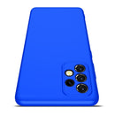 For Samsung Galaxy A52 5G / 4G GKK Three Stage Splicing Full Coverage PC Phone Case(Blue)