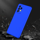 For Samsung Galaxy A52 5G / 4G GKK Three Stage Splicing Full Coverage PC Phone Case(Blue)