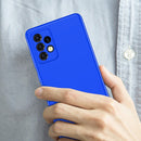 For Samsung Galaxy A52 5G / 4G GKK Three Stage Splicing Full Coverage PC Phone Case(Blue)