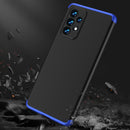 For Samsung Galaxy A53 5G GKK Three Stage Splicing Full Coverage PC Phone Case(Black Blue)