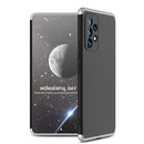 For Samsung Galaxy A53 5G GKK Three Stage Splicing Full Coverage PC Phone Case(Black Silver)