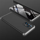 For Samsung Galaxy A53 5G GKK Three Stage Splicing Full Coverage PC Phone Case(Black Silver)