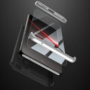 For Samsung Galaxy A53 5G GKK Three Stage Splicing Full Coverage PC Phone Case(Black Silver)