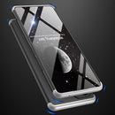 For Samsung Galaxy A53 5G GKK Three Stage Splicing Full Coverage PC Phone Case(Black Silver)