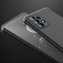 For Samsung Galaxy A53 5G GKK Three Stage Splicing Full Coverage PC Phone Case(Black Silver)