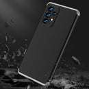 For Samsung Galaxy A53 5G GKK Three Stage Splicing Full Coverage PC Phone Case(Black Silver)