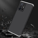 For Xiaomi Mi 11T GKK Three Stage Splicing Full Coverage PC Phone Case(Black Silver)