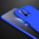 For Xiaomi Mi 11T GKK Three Stage Splicing Full Coverage PC Phone Case(Blue)