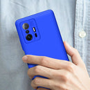 For Xiaomi Mi 11T GKK Three Stage Splicing Full Coverage PC Phone Case(Blue)