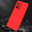 For Xiaomi Mi 11T GKK Three Stage Splicing Full Coverage PC Phone Case(Red)