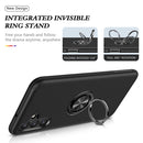 For Samsung Galaxy A13 5G PC + TPU Magnetic Phone Case with Invisible Ring Holder(Black)