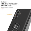 For Samsung Galaxy A13 5G PC + TPU Magnetic Phone Case with Invisible Ring Holder(Black)