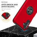 For Samsung Galaxy A13 5G PC + TPU Magnetic Phone Case with Invisible Ring Holder(Red)