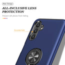 For Samsung Galaxy A13 5G PC + TPU Magnetic Phone Case with Invisible Ring Holder(Blue)