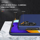 For Samsung Galaxy A13 5G PC + TPU Magnetic Phone Case with Invisible Ring Holder(Blue)