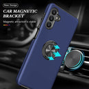 For Samsung Galaxy A13 5G PC + TPU Magnetic Phone Case with Invisible Ring Holder(Blue)