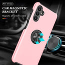 For Samsung Galaxy A13 5G PC + TPU Magnetic Phone Case with Invisible Ring Holder(Rose Gold)