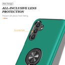 For Samsung Galaxy A13 5G PC + TPU Magnetic Phone Case with Invisible Ring Holder(Dark Green)