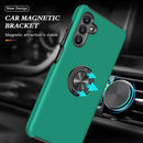 For Samsung Galaxy A13 5G PC + TPU Magnetic Phone Case with Invisible Ring Holder(Dark Green)