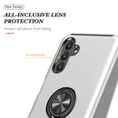 For Samsung Galaxy A13 5G PC + TPU Magnetic Phone Case with Invisible Ring Holder(Silver)