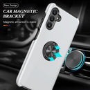 For Samsung Galaxy A13 5G PC + TPU Magnetic Phone Case with Invisible Ring Holder(Silver)