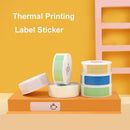 14 x 60mm 110 Sheets Thermal Printing Label Paper Stickers For NiiMbot D101 / D11(Pink)