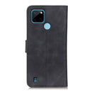 For OPPO Realme C21Y / C25Y KHAZNEH Retro Texture Horizontal Flip Leather Phone Case(Black)