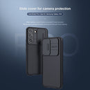 For Samsung Galaxy S22 5G NILLKIN Black Mirror Pro Series Camshield Phone Case(Black)
