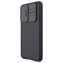 For Samsung Galaxy S22+ 5G NILLKIN Black Mirror Pro Series Camshield Phone Case(Black)