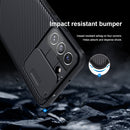 For Samsung Galaxy S22+ 5G NILLKIN Black Mirror Pro Series Camshield Phone Case(Black)