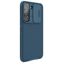 For Samsung Galaxy S22+ 5G NILLKIN Black Mirror Pro Series Camshield Phone Case(Blue)